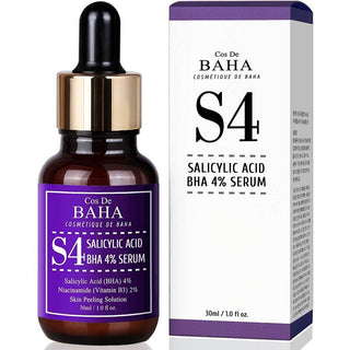 Cos De BAHA S4 Salicylic Acid BHA 4% Serum 30ml Face Serum - Cos De BAHA -  - JKbeauty