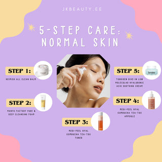 5-Step Care: Normal Skin 5-Step Care - JKbeauty - Beauty secrets with our Korean skincare collection -  - JKbeauty