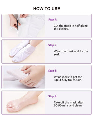 Revitalizing Foot Masks Set - 5 Pairs Foot Mask - Kormesic -  - JKbeauty