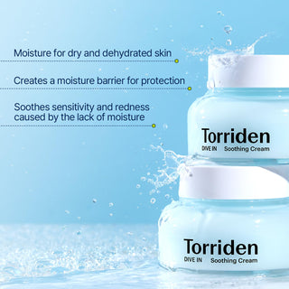 Torriden DIVE-IN Low Molecular Hyaluronic Acid Soothing Cream 100ml Face Cream - Torriden -  - JKbeauty